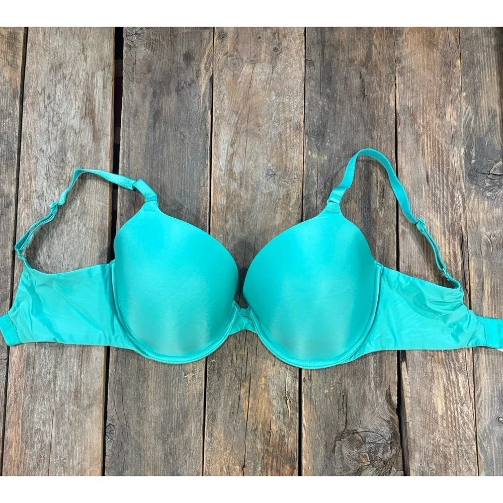 Victoria's‎ Secret Perfect Coverage Bra Teal Blue 34DD